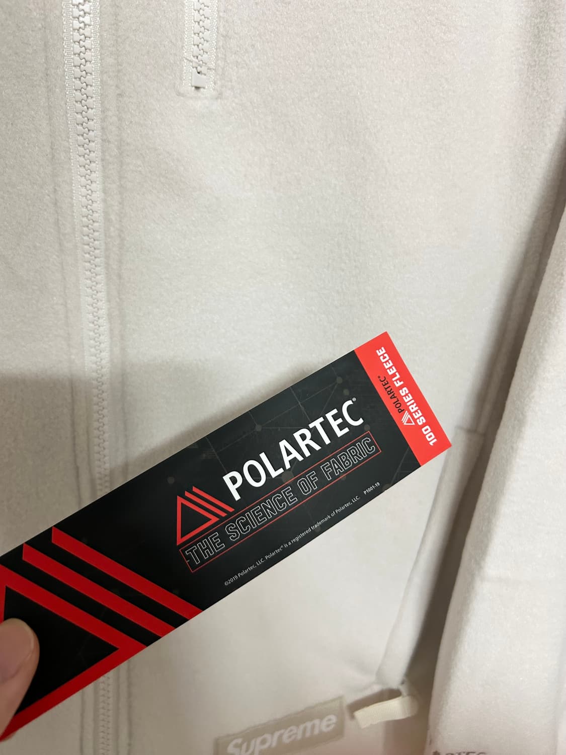 슈프림22Fw 폴라텍 후리스 집 스톤 라지사이즈 상품이미지9