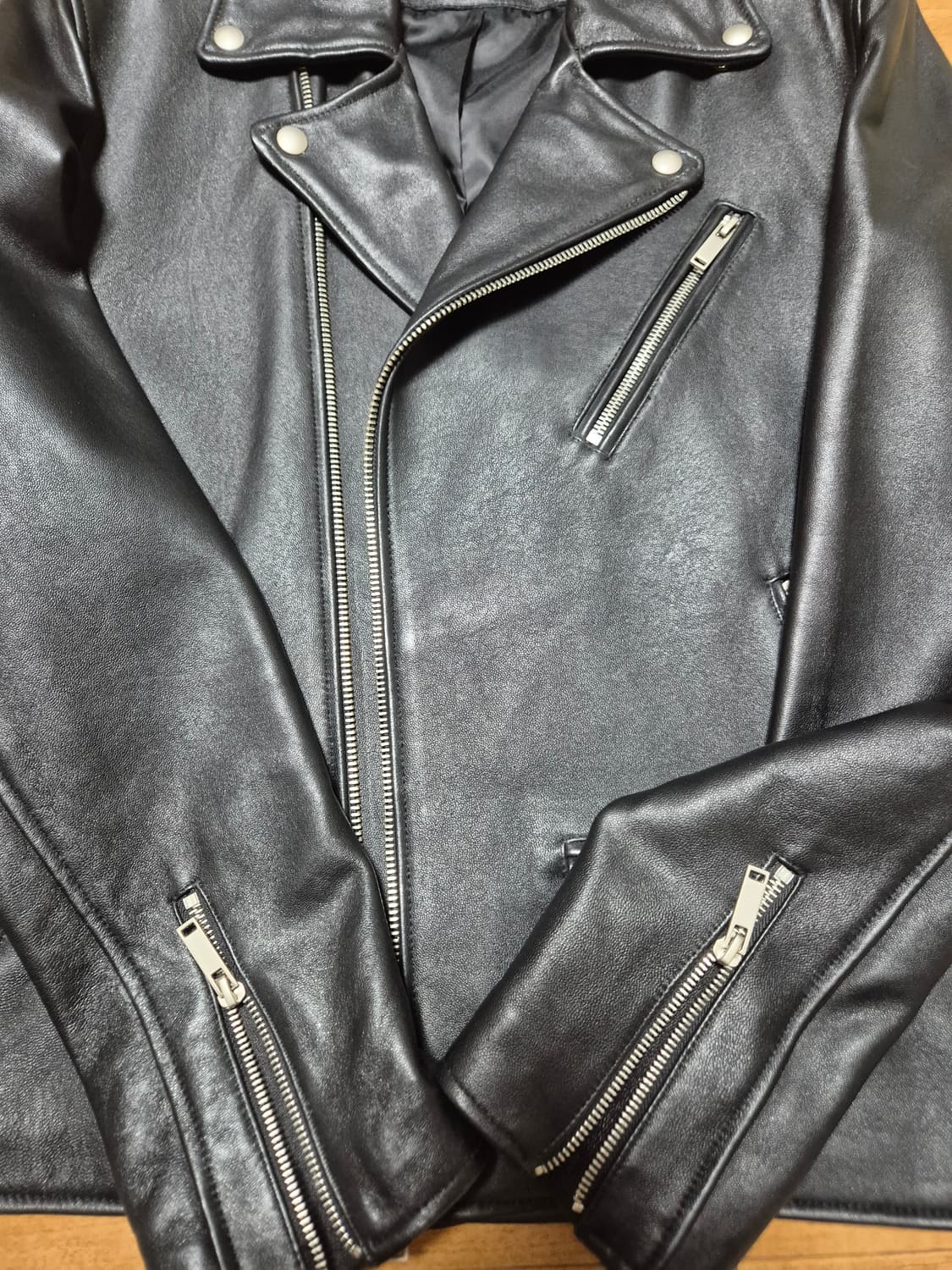 이스트쿤스트 천연양가죽 라이더 가죽자켓 상품이미지4