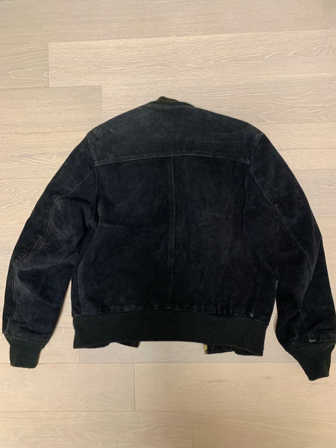 Schott 스웨이드 블루종 블랙 38사이즈 상품이미지2