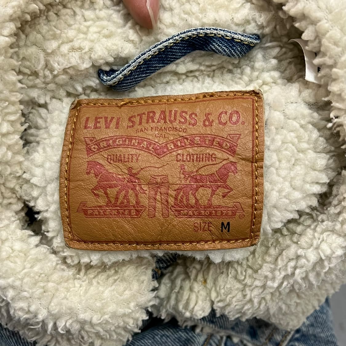  리바이스 데님 쉐르파 자켓 y14271 상품이미지5