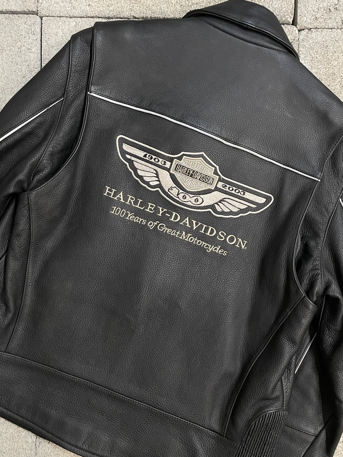 할리 데이비슨 100주년 바이커 자켓  상품이미지7
