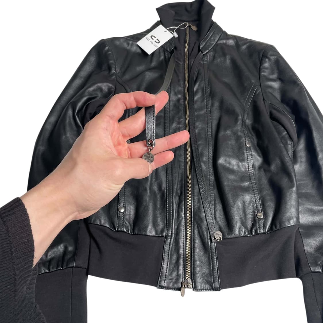 Patrizia pepe 스트랩 레더 자켓 (italy made) 상품이미지3