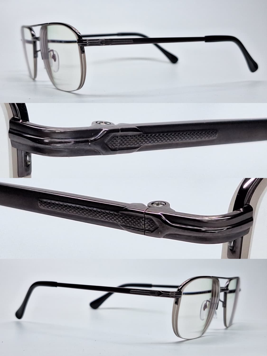일본제 티타늄 이온도금 반무테 안경테 SuperTUFF 7216 비즈니스 상품이미지3