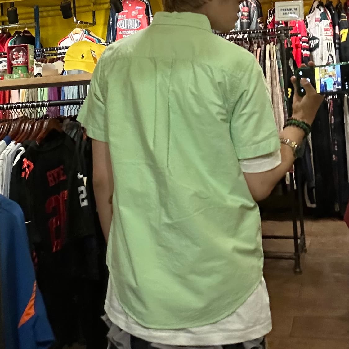 [HI] 폴로 랄프로렌 반팔셔츠 그린 상품이미지5