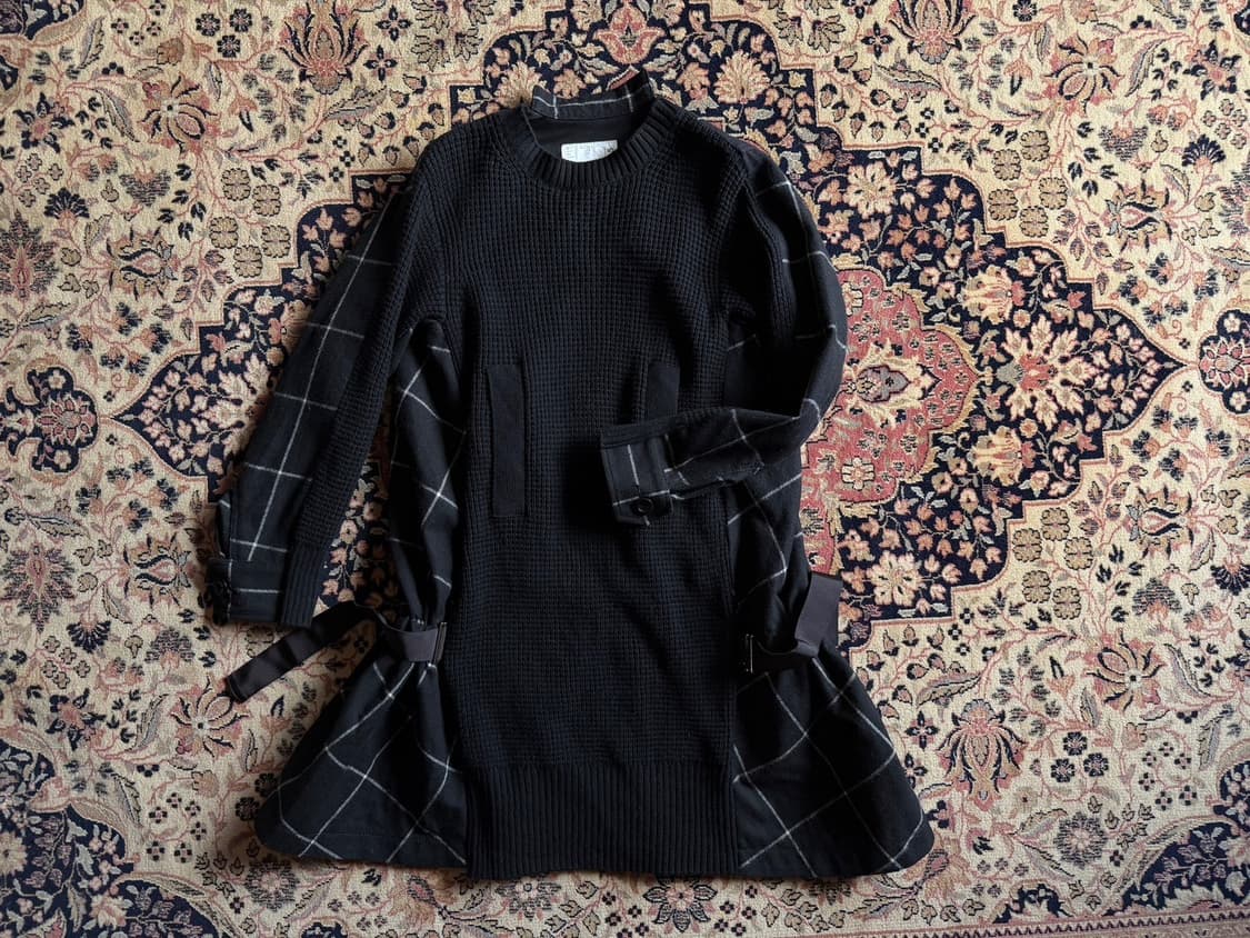 Sacai 사카이 니트 플란넬 원피스 55~66 상품이미지2