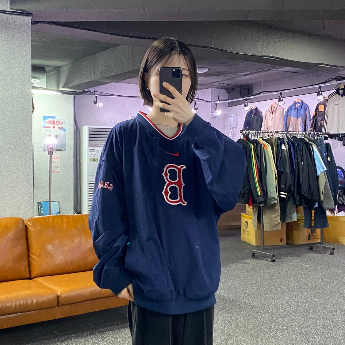 나이키 90s 보스턴 레드삭스 풀오버 웜업 B4466 상품이미지1
