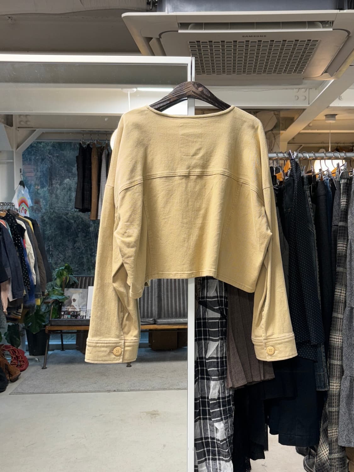 Lucruca 크롭 코튼 자켓 상품이미지2