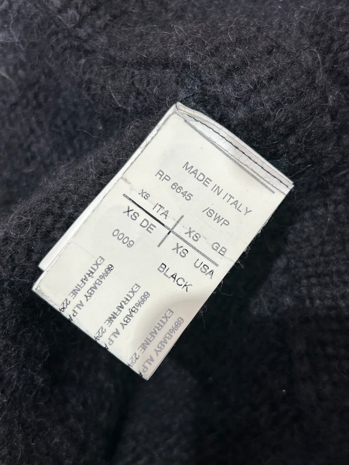 Rick Owens gleam a/w 10 릭오웬스 슬리브리스 가디건 상품이미지5