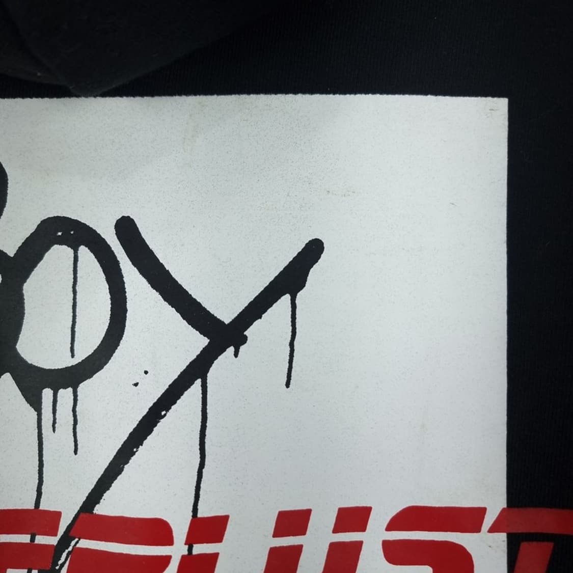 [앤더슨벨] 그래픽 프린팅 후드티 블랙 M18747 상품이미지10