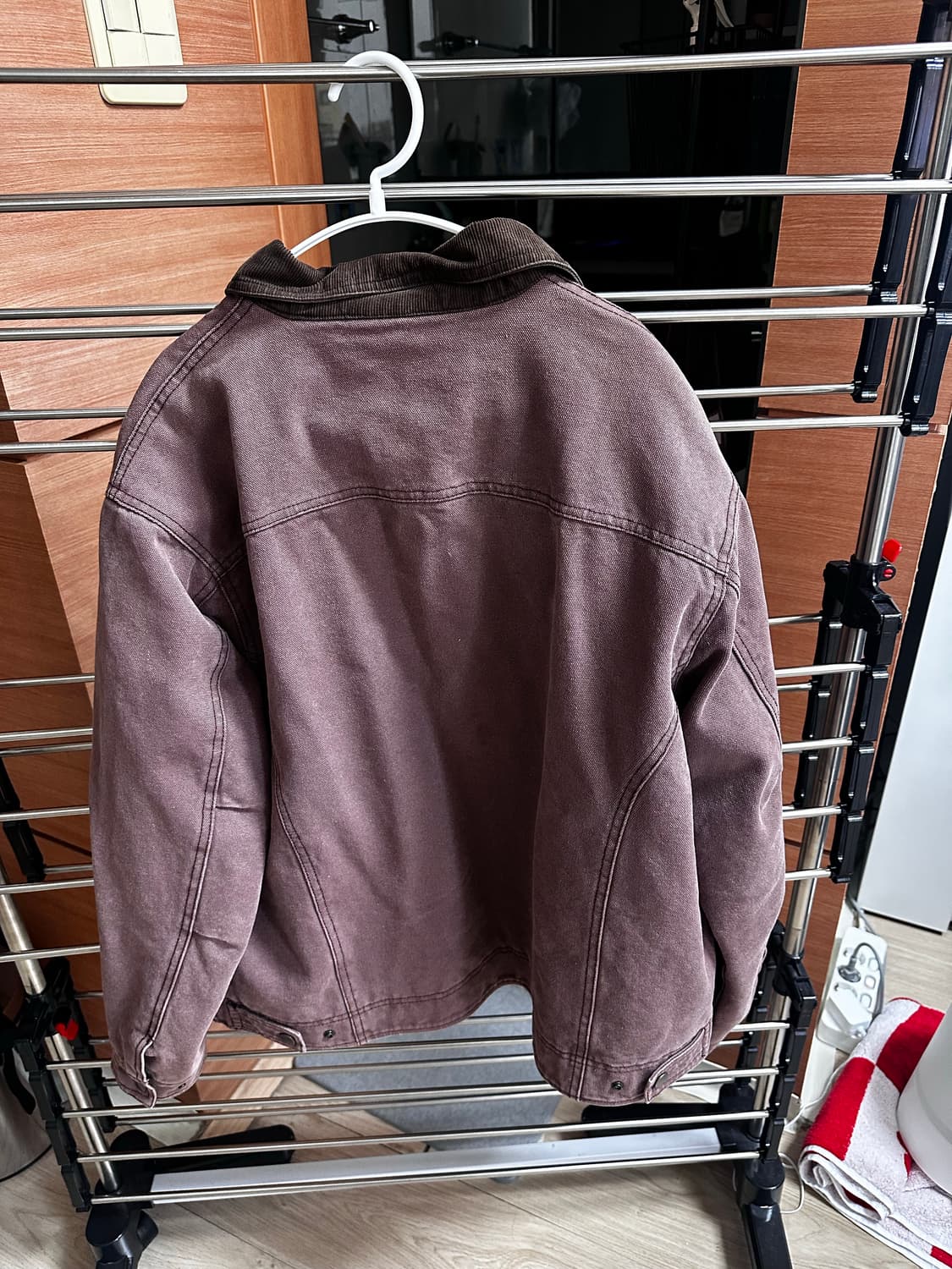 에스피오나지 24FW 워크자켓 버건디 상품이미지3