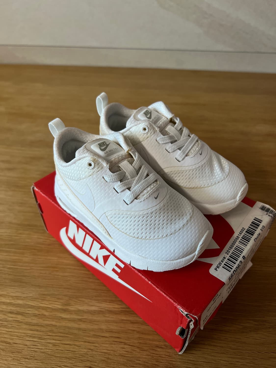 [130mm] [새제품] 나이키 에어맥스 테아 (올화이트) 상품이미지6