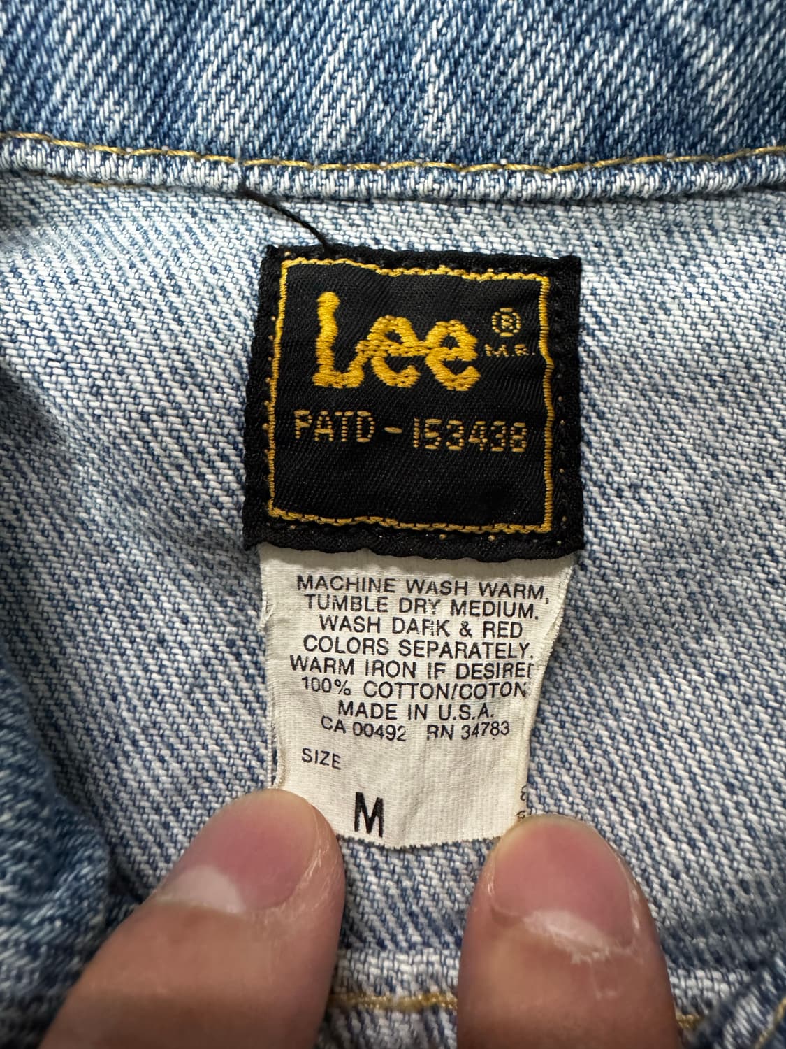Lee 데님자켓 101j M(105) 상품이미지6
