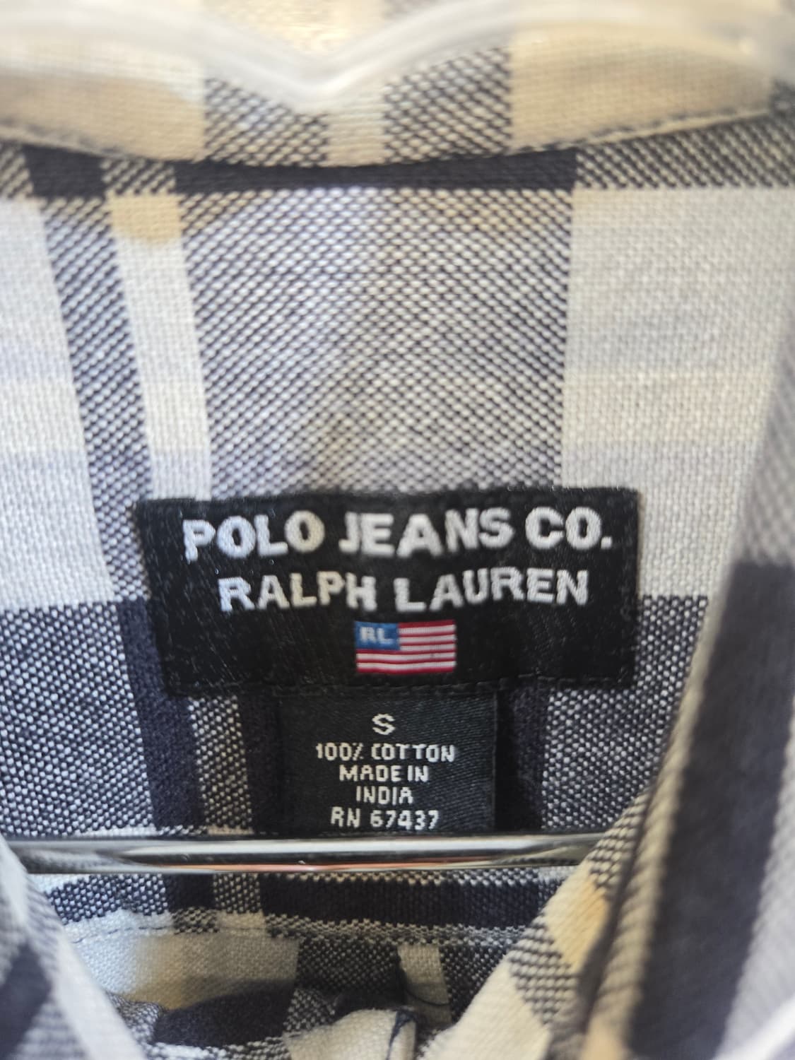 폴로랄프로렌 블랙.화이트 셔츠 상품이미지4