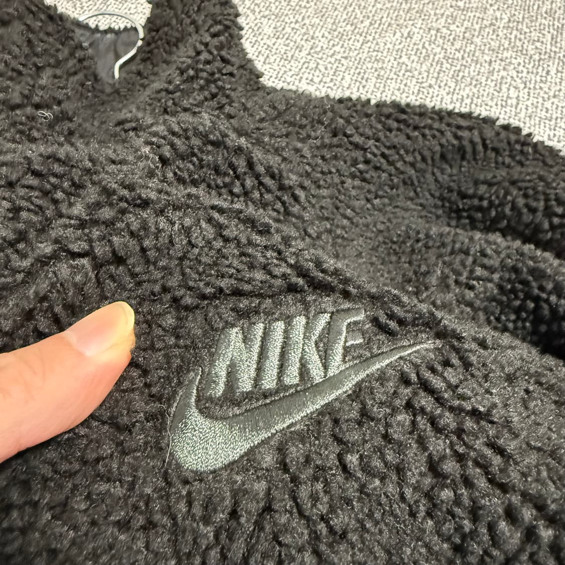 나이키 리버시블 양면 털 후리스 블랙 2XL 상품이미지3