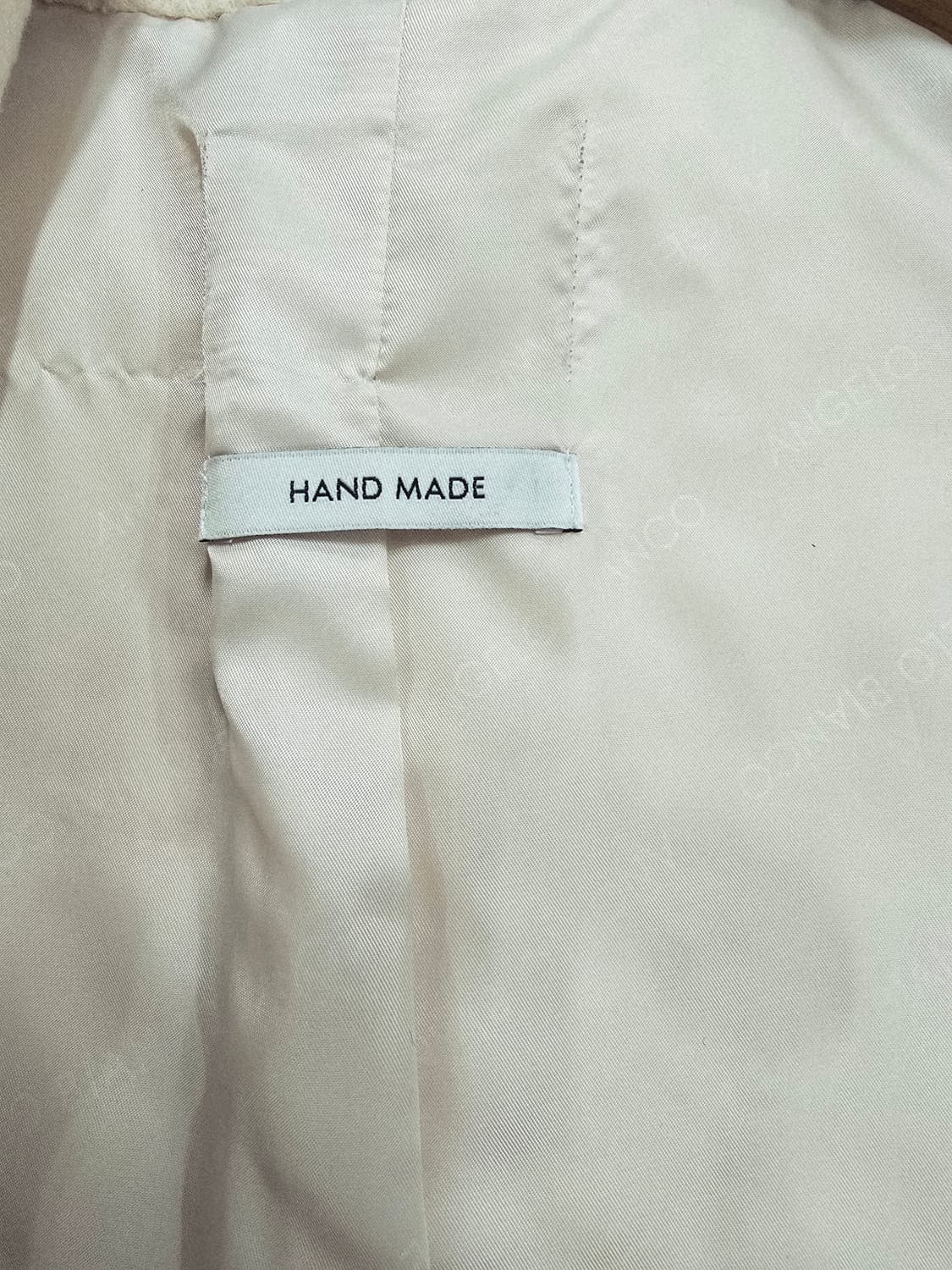 ANGELO 아이보리 핸드메이드 코트 자켓 상품이미지8