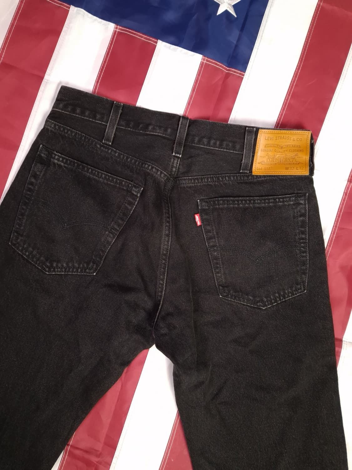 오리지날 리바이스 517 부츠컷 블랙진 상품이미지1