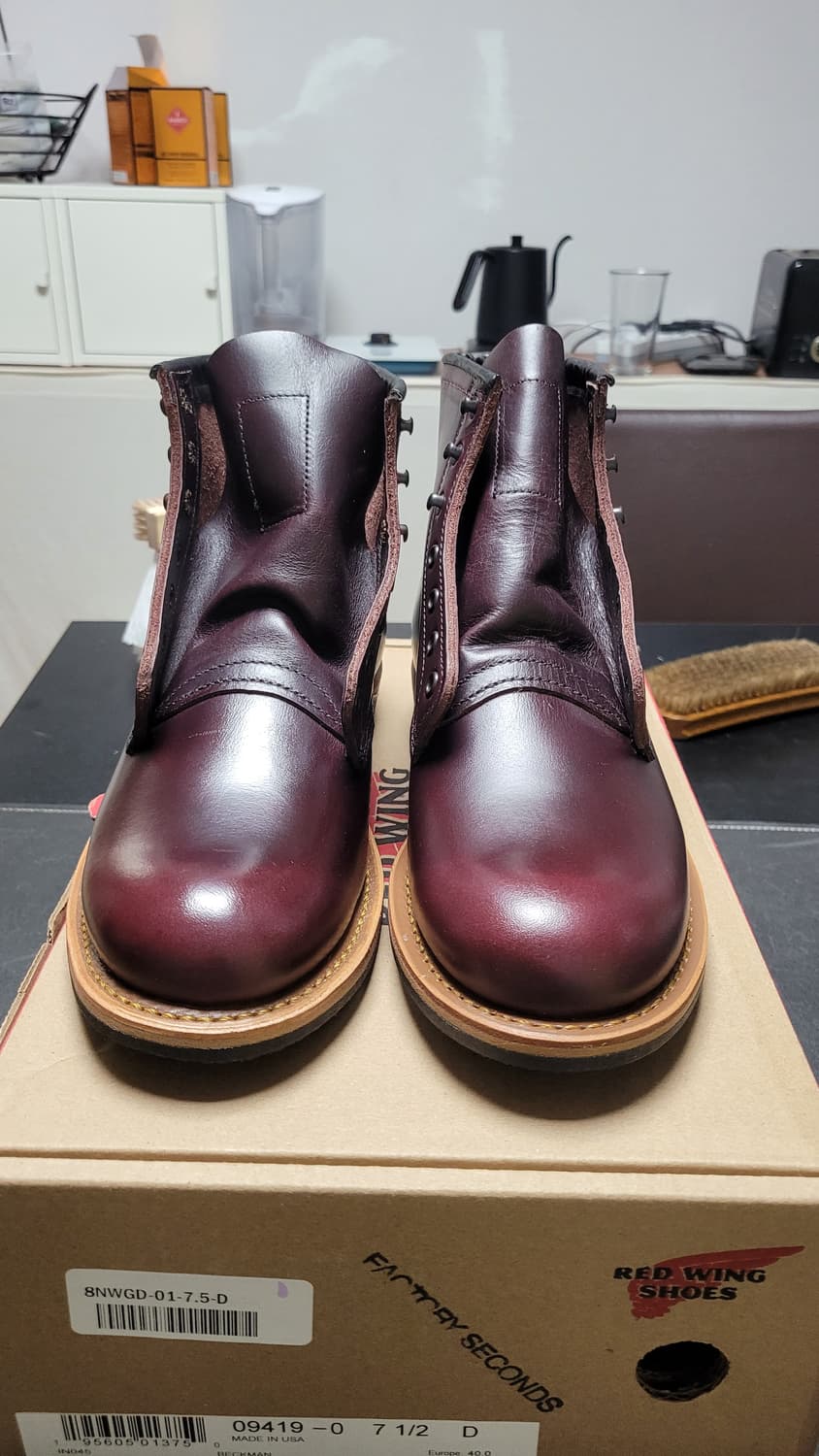 레드윙벡맨9419블랙체리 7.5d 상품이미지2