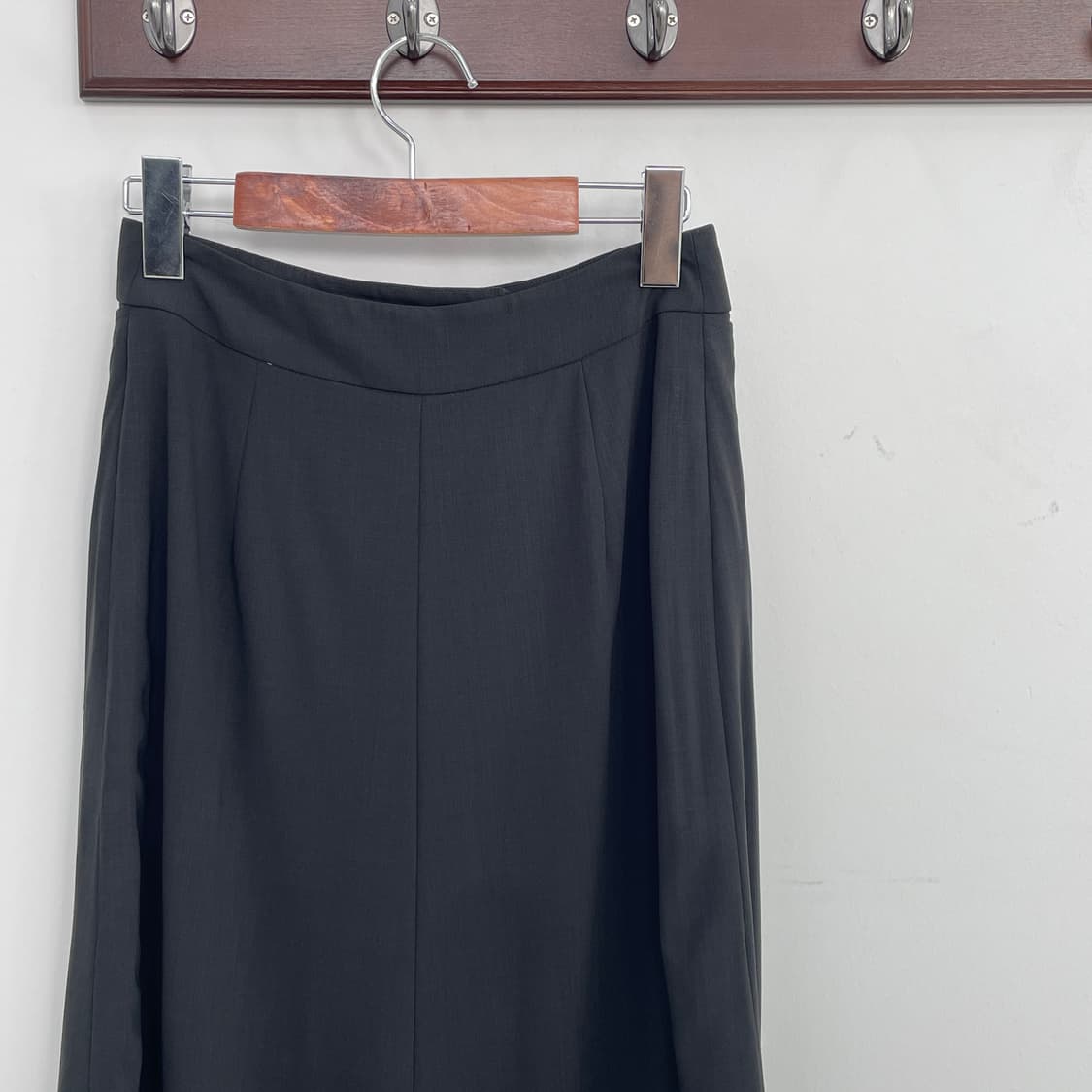 질샌더 그레이 롱 스커트 상품이미지5