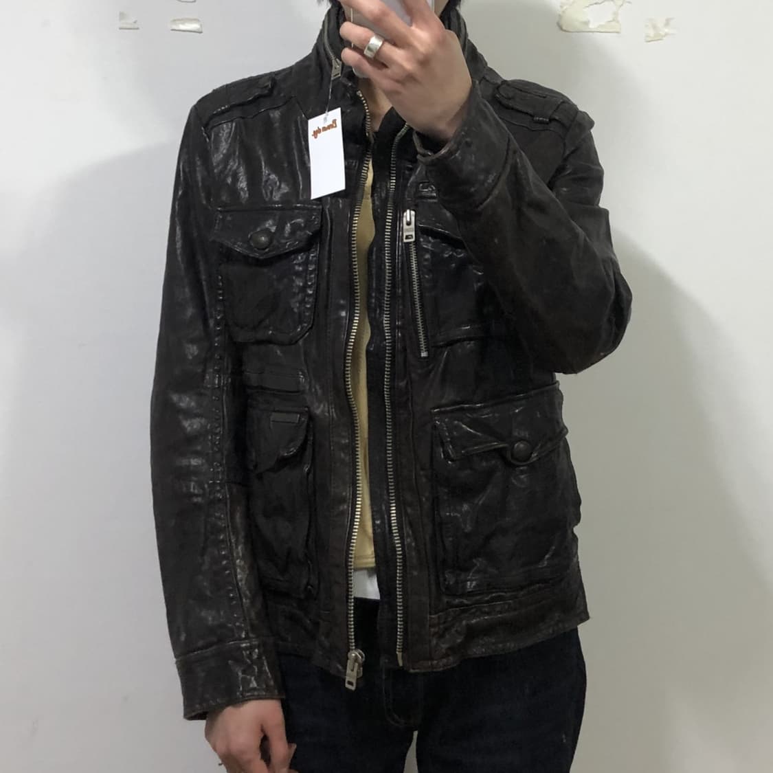 버커루 에디슬리먼맛 레더자켓  상품이미지3