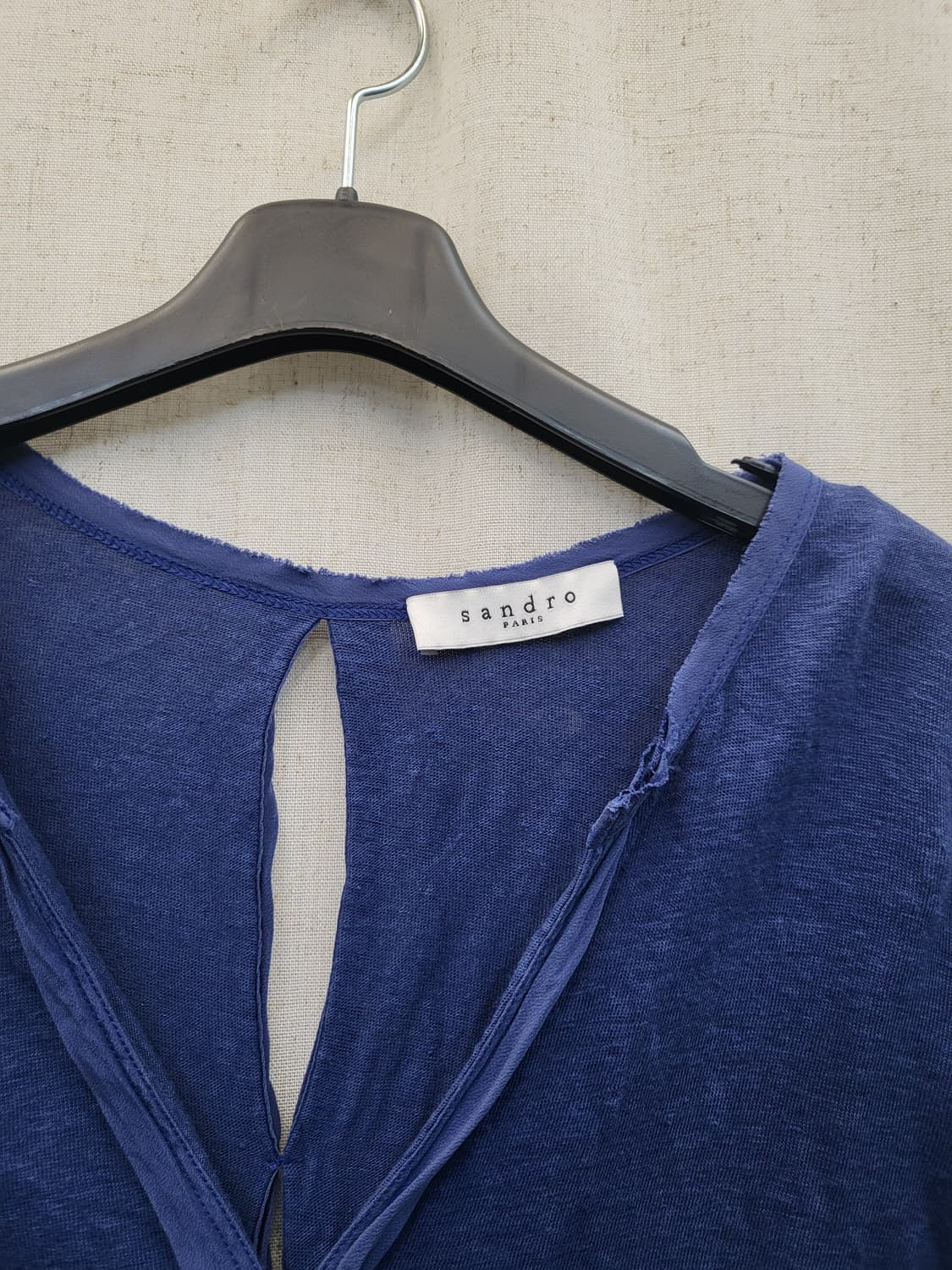 산드로 블루 롱슬리브 상품이미지3