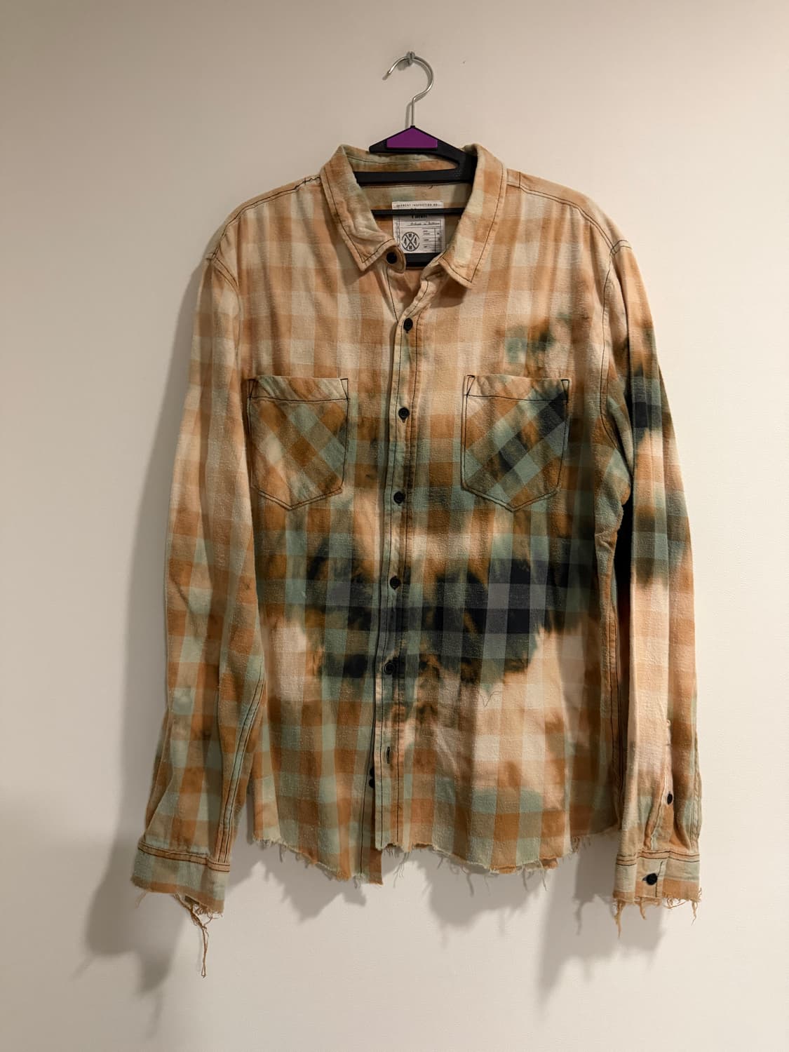 올리언스(Orleans)의 리워크 워시드 셔츠 상품이미지1