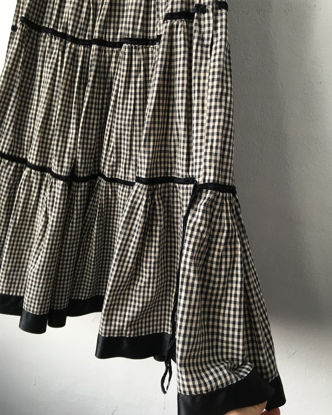 Check pattern skirt 상품이미지5