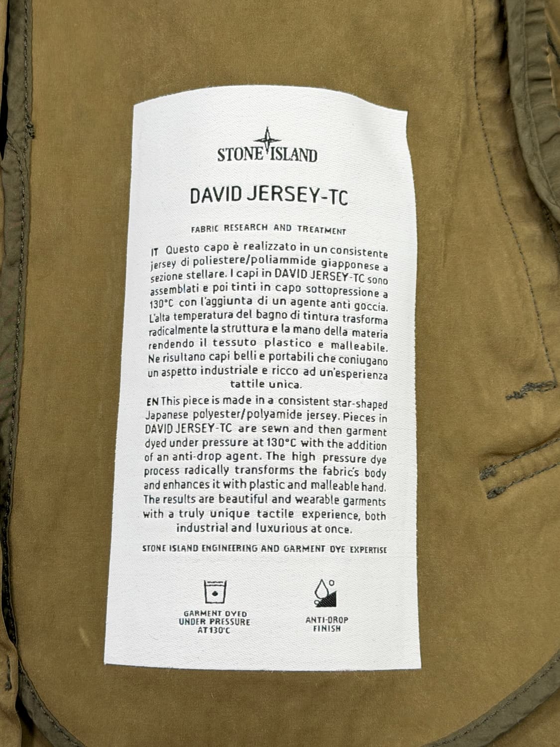 스톤아일랜드 데이비드 저지 TC 코트 상품이미지9