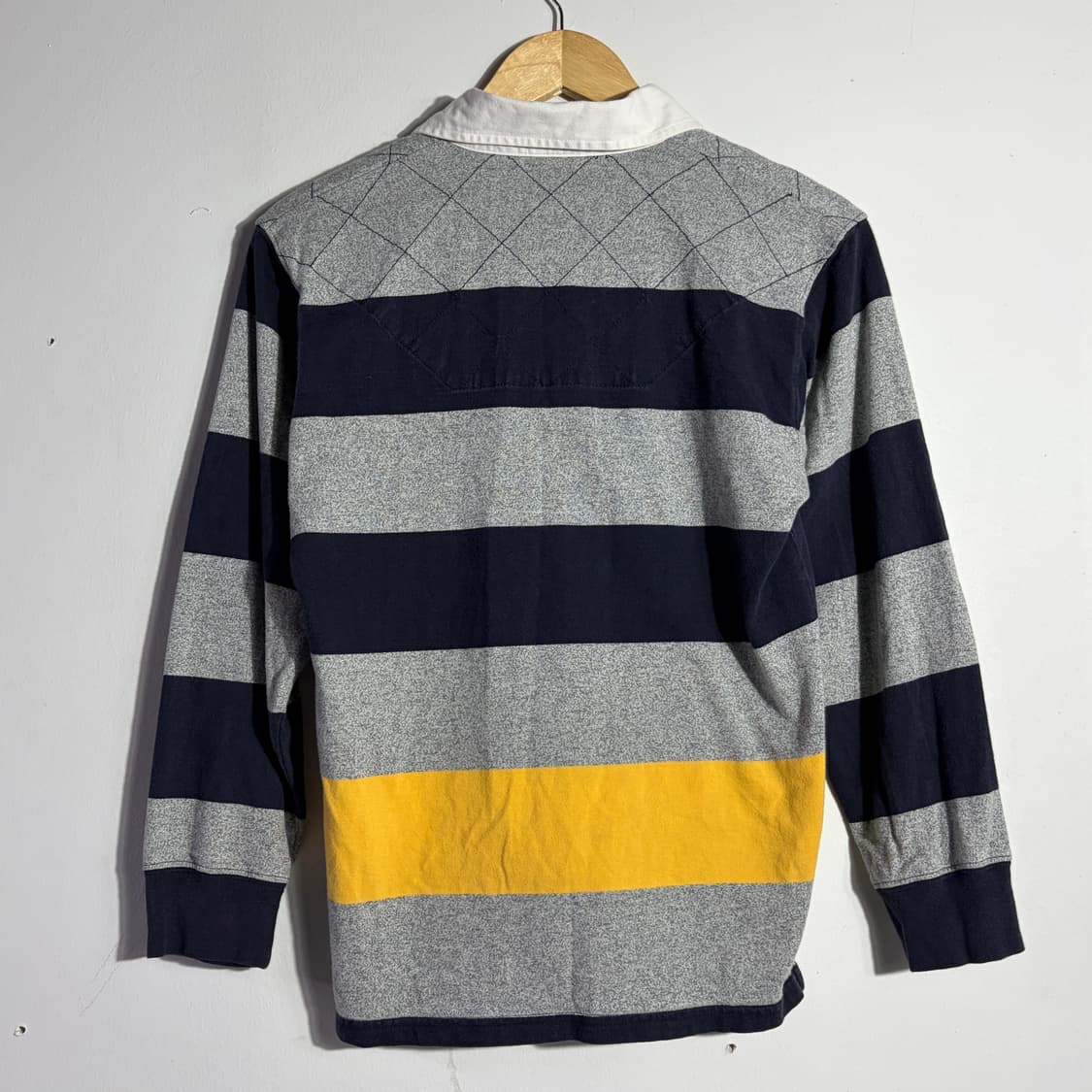 폴로 그레이 스트라이프 카라 맨투맨 (무료배송) 상품이미지3