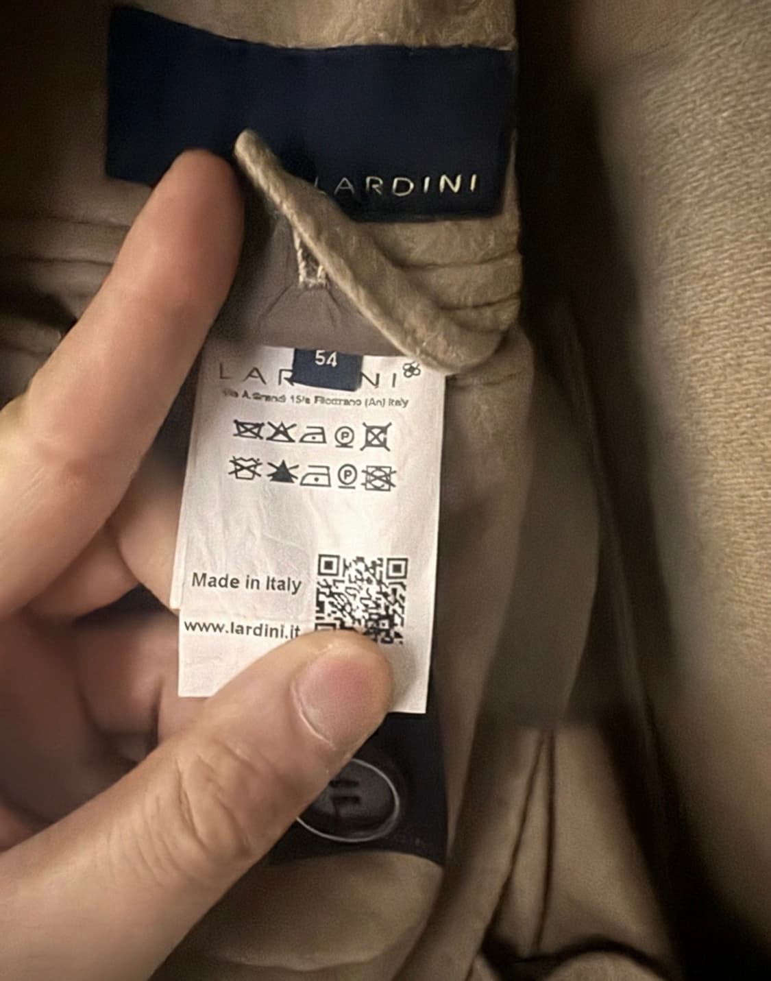 라르디니 Lardini 최고급 캐시미어 100% 코트 상품이미지4