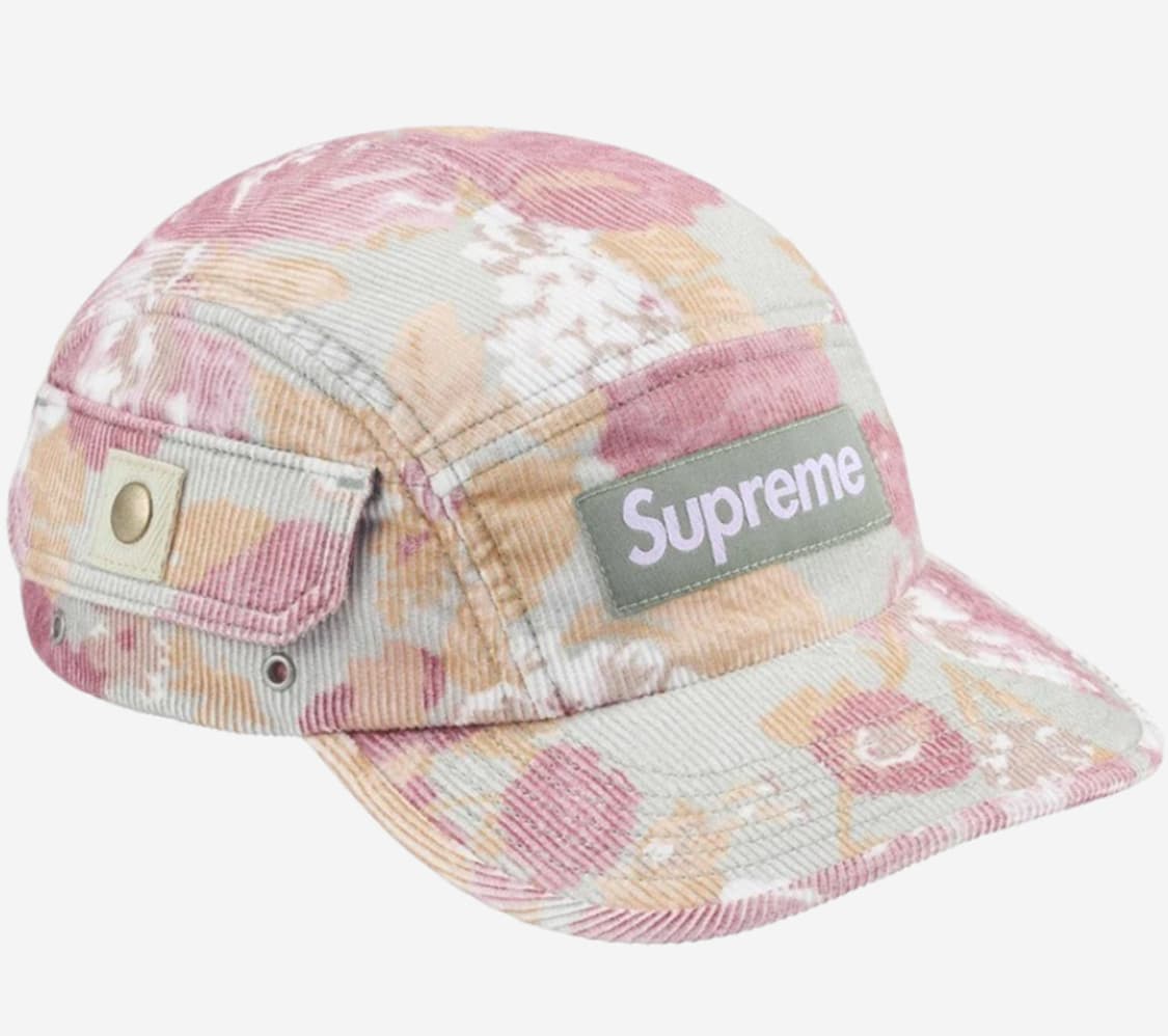 슈프림 Supreme 코듀로이 캠프캡 플로랄 상품이미지1