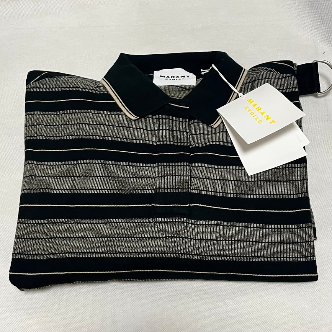 [36,38]이자벨마랑 26ss ISEA 스트라이프 벨트 드레스 상품이미지2