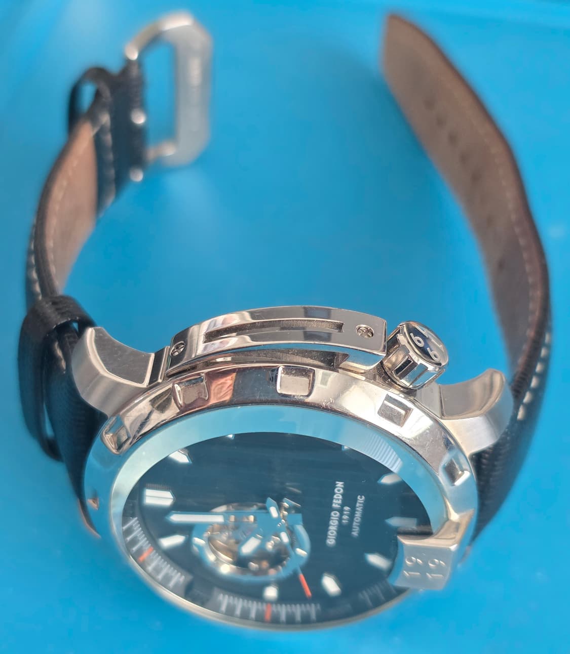 조르지오 페돈 1919 IV 타임리스 오토메틱 오픈하트 이탈리아시계  상품이미지7