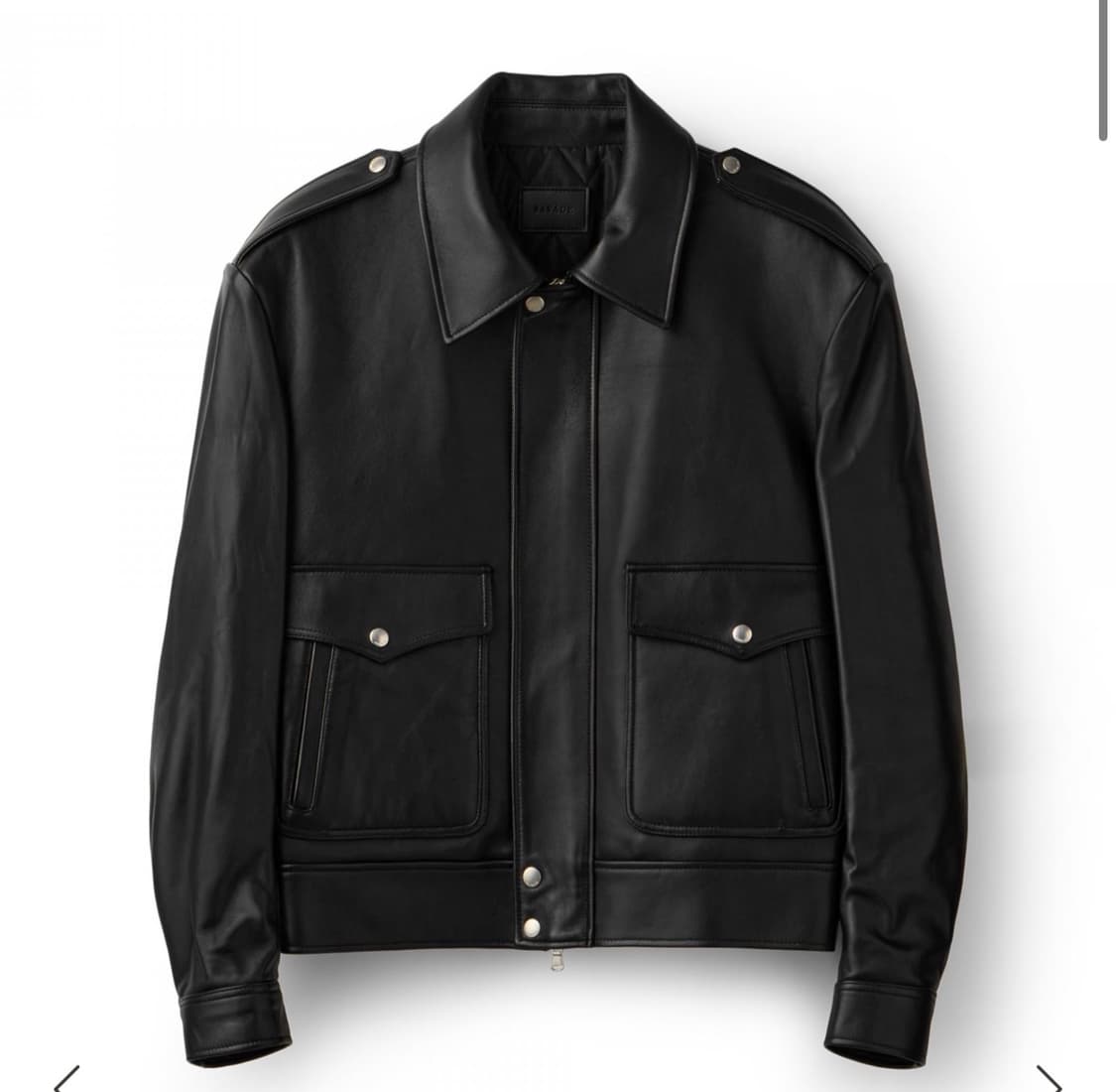 세비지 25fw a2 레더 자켓 L 상품이미지1