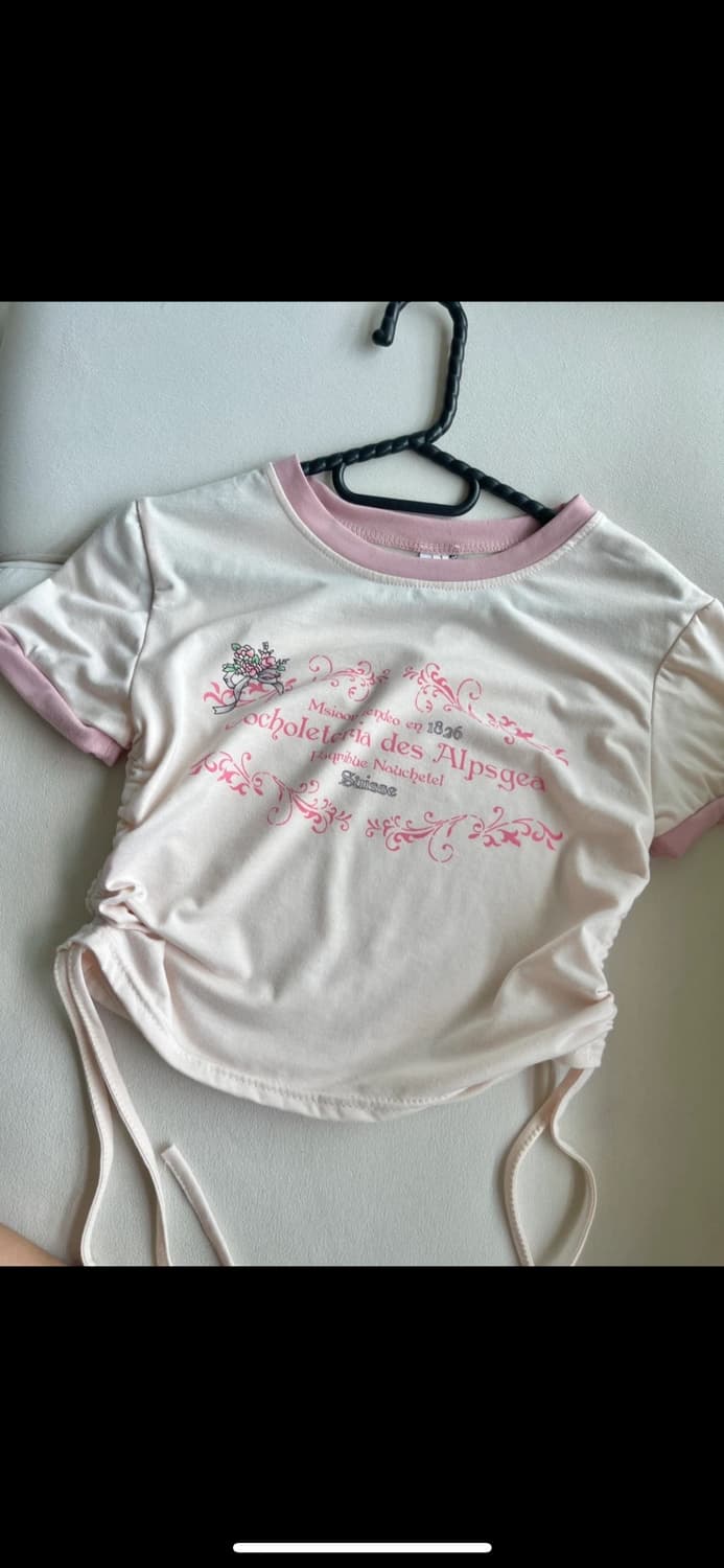 스트링 반팔 티셔츠 상품이미지5