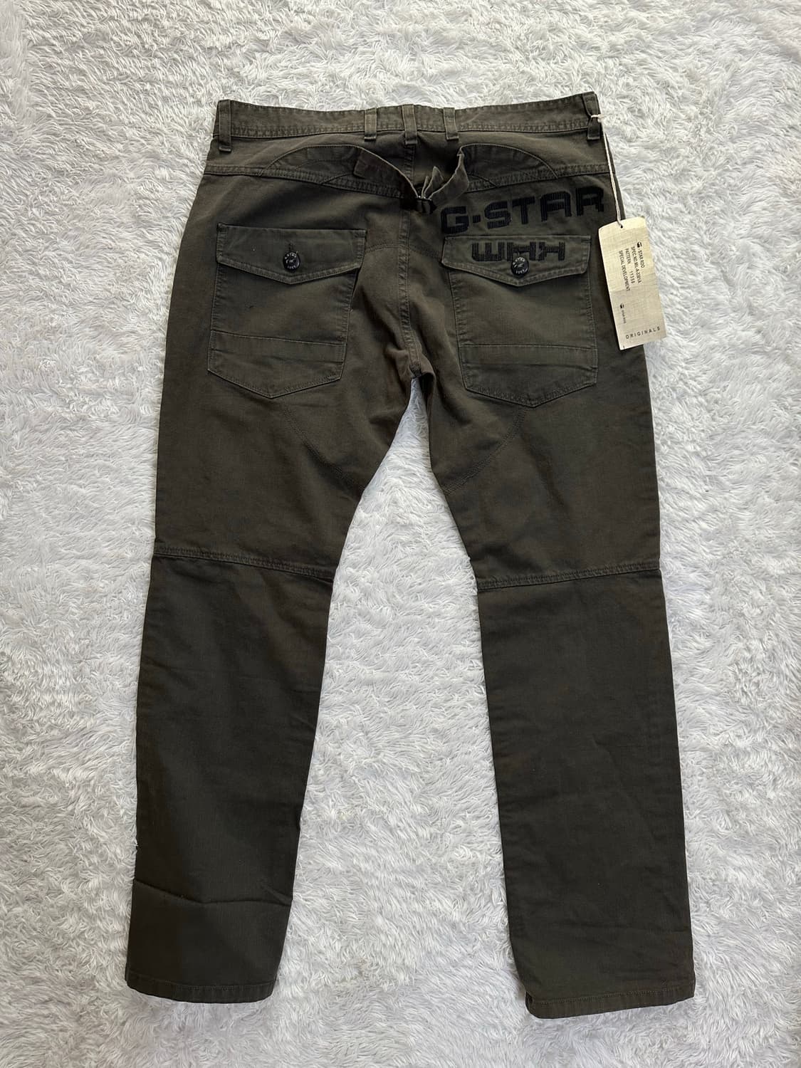 G-Star RAW 카키 데님 팬츠 36/34 상품이미지4