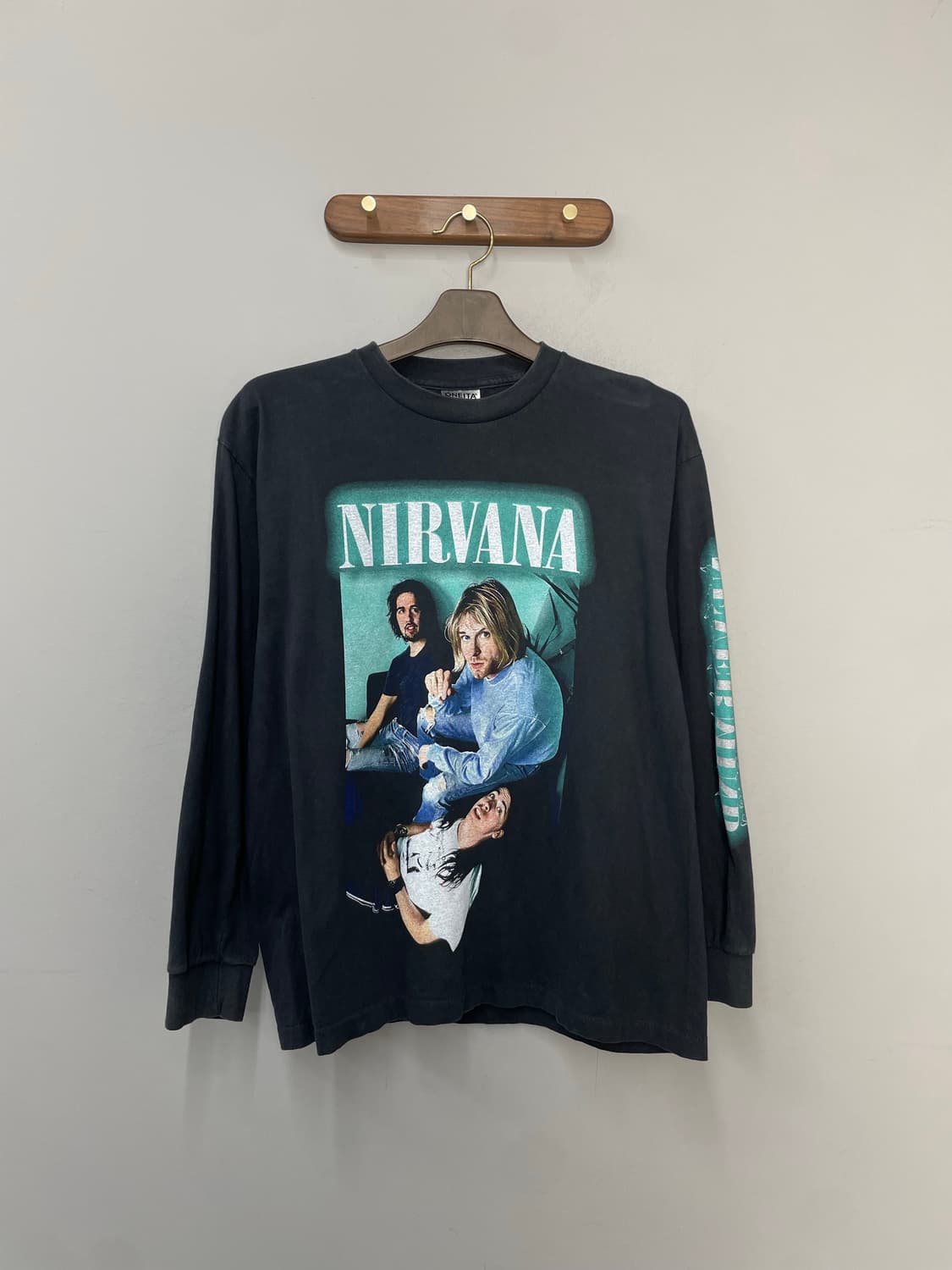 빈티지 너바나 밴드 프린팅 롱슬리브 H2532 상품이미지2