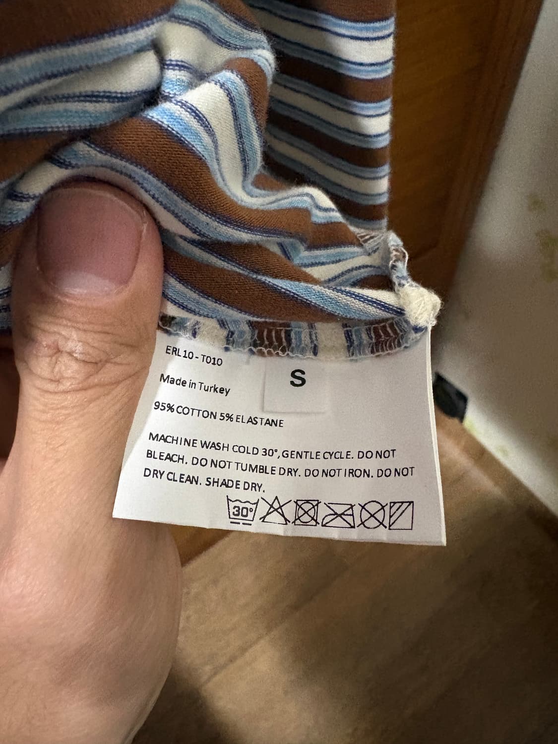 ERL 스트라이프 티셔츠 s 상품이미지4