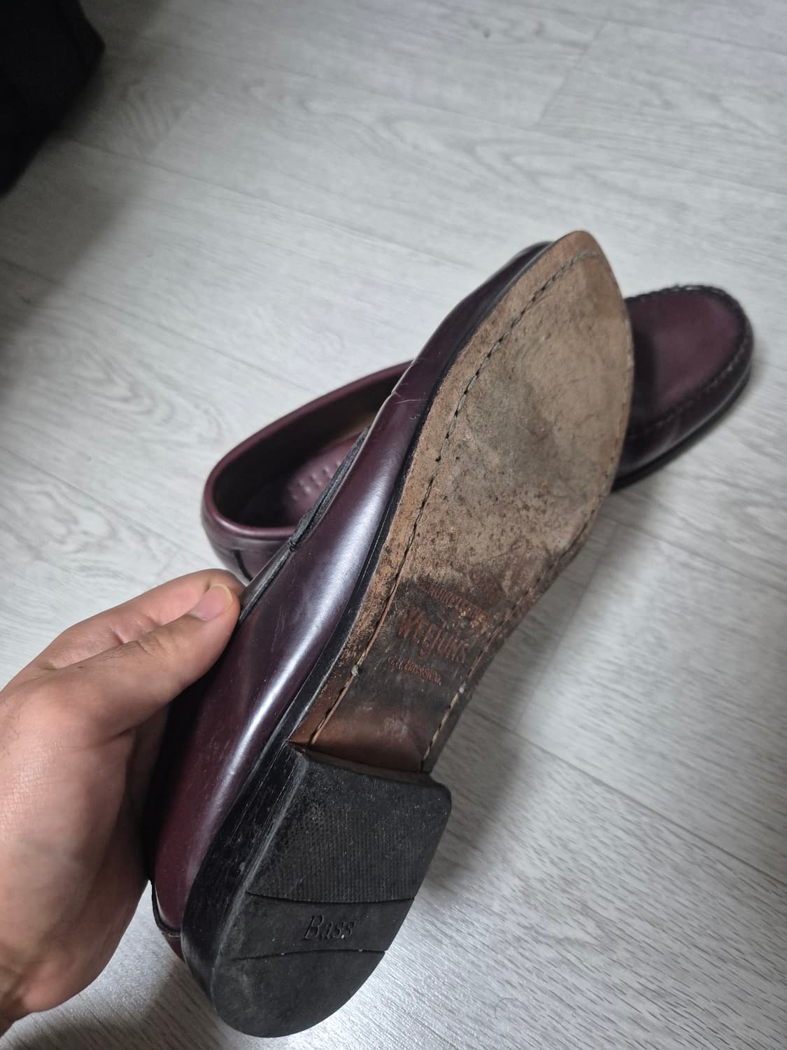 바스위준 코도반 홍창 로퍼 260 (8D) 상품이미지4