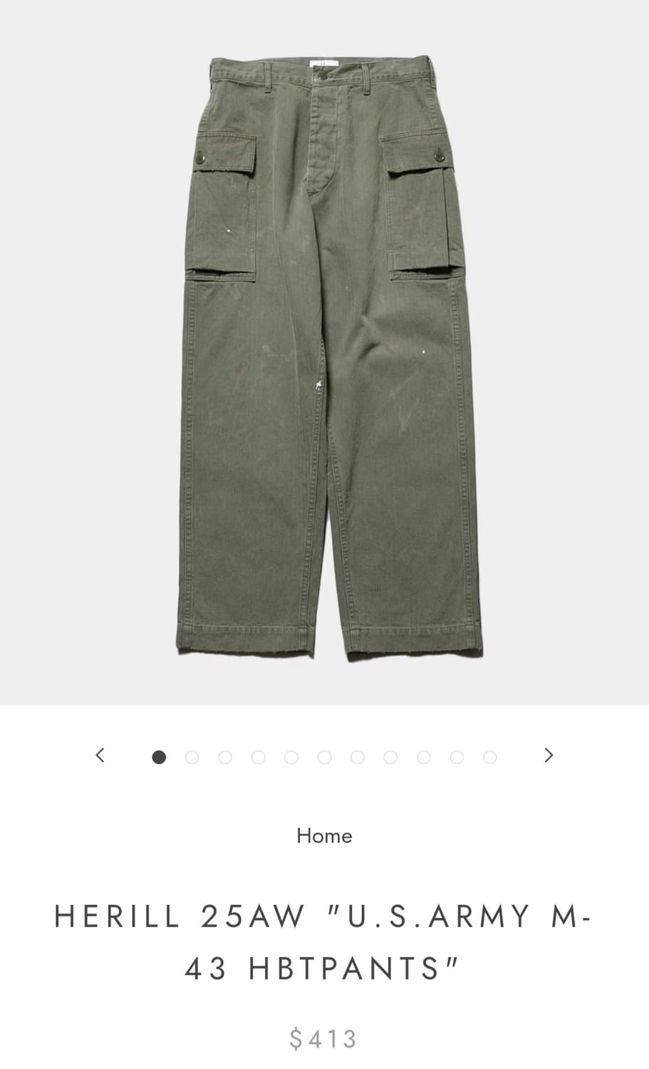Herill us army m-43 hbt pants 상품이미지1