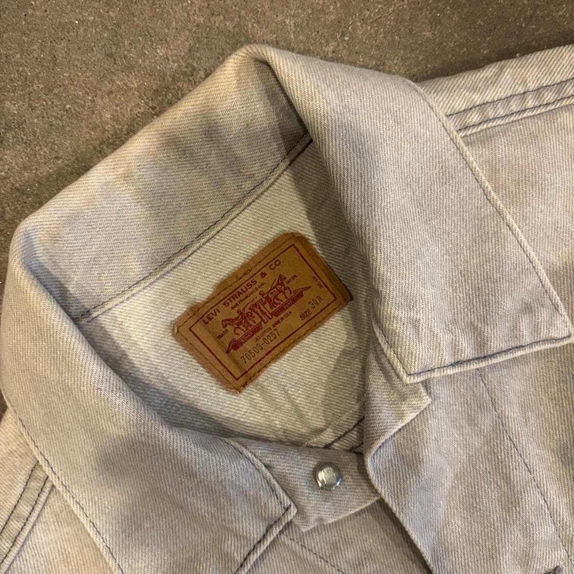 80년대 미국 리바이스 70506 트러커 자켓 상품이미지3