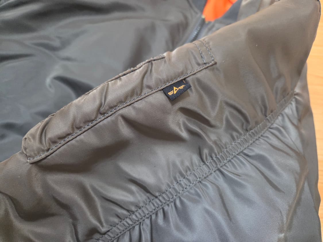 알파인더스트리 ma-1 그레이  상품이미지2