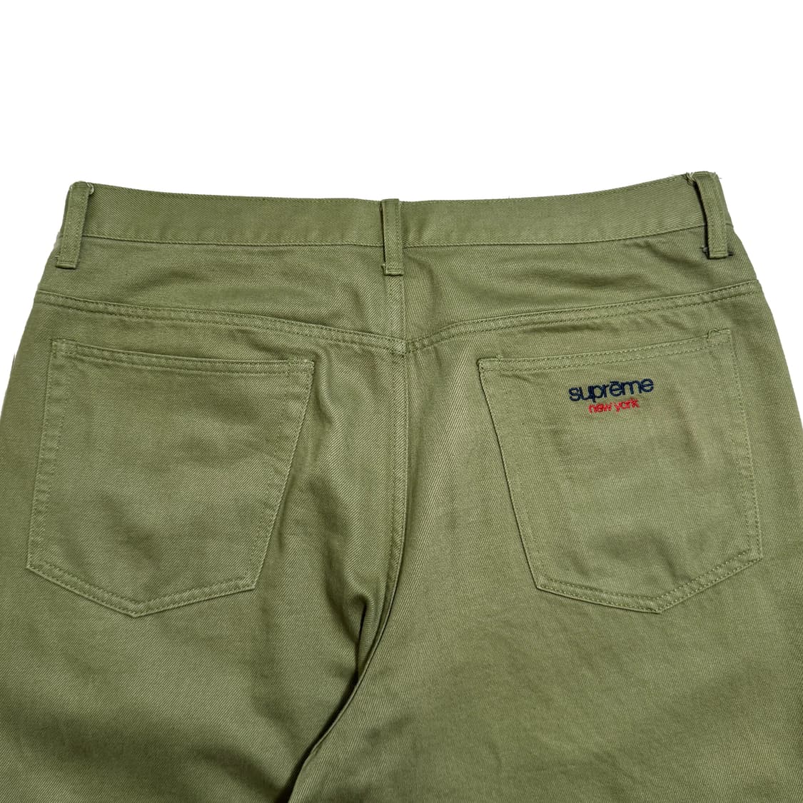 슈프림 배기 데님 팬츠 그린 상품이미지6