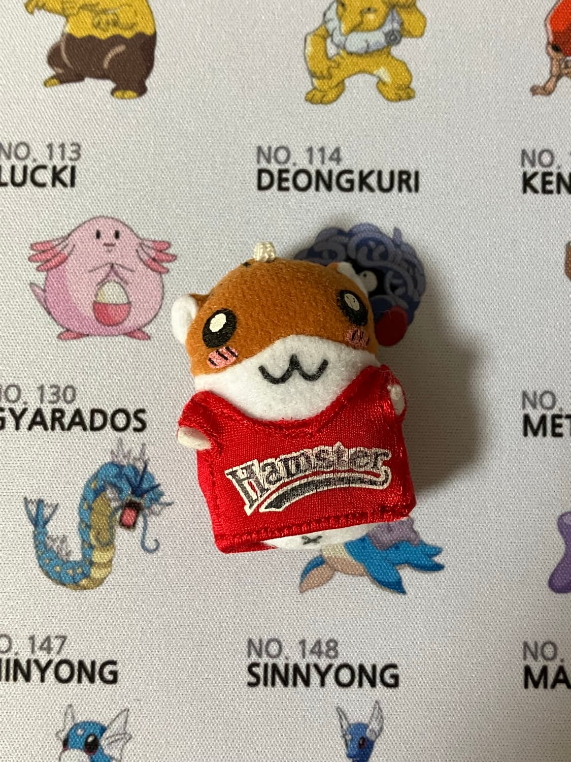 고전 햄스터클럽 농구복 인형 키링 상품이미지1