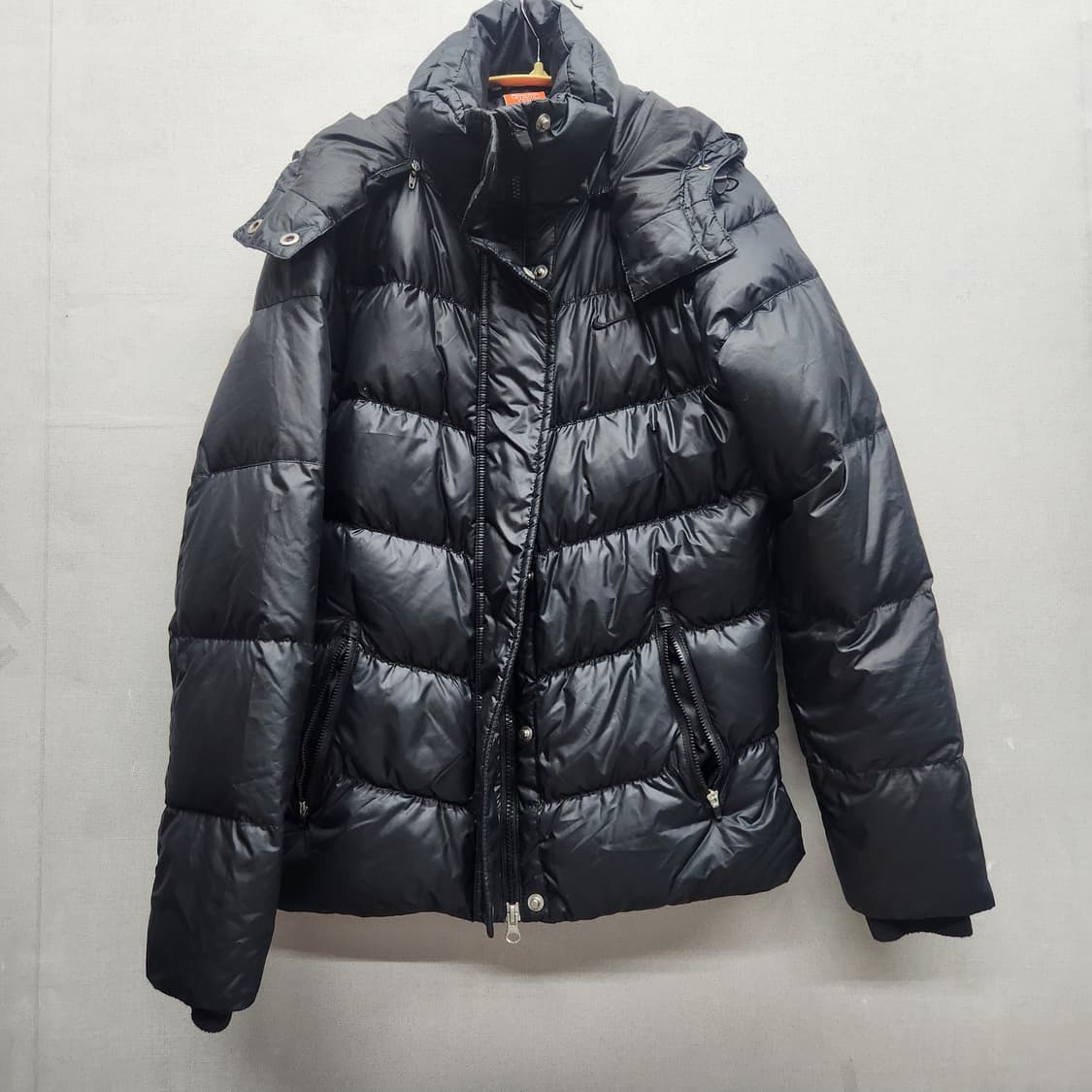 나이키 로고 투웨이 덕다운 스트링 후드패딩 S(M) 상품이미지1