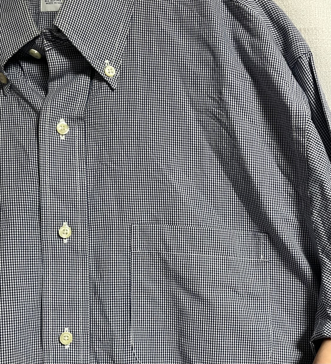 공용 브룩스브라더스 잔체크 셔츠 남방 100 상품이미지3