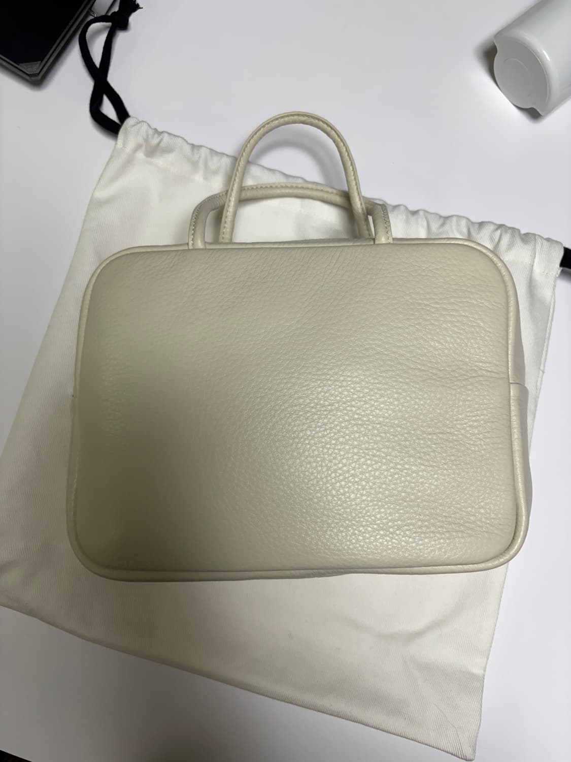 유라고 Square top handle bag 아이보리 상품이미지6