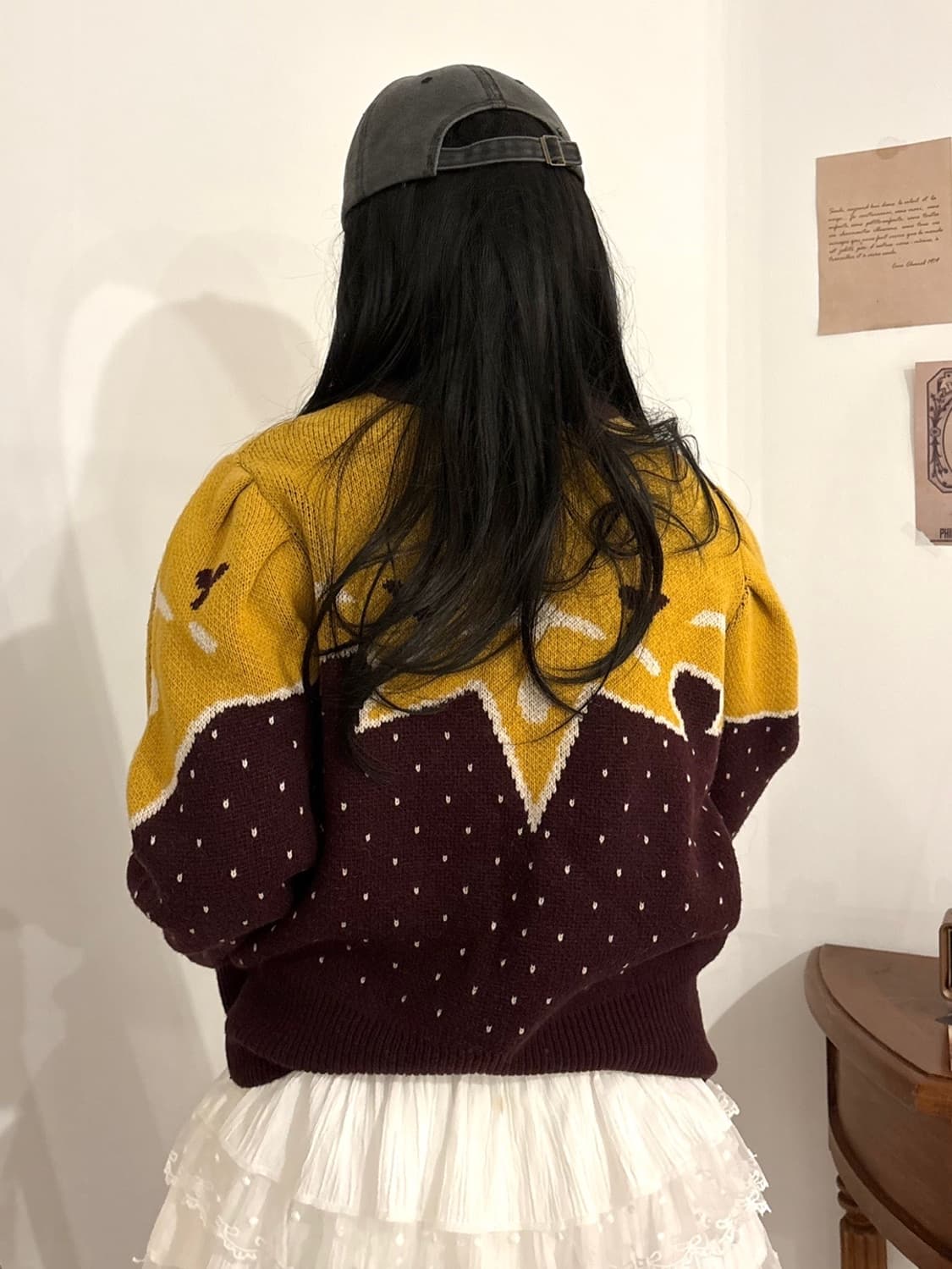 고구마 패턴 니트 상품이미지2