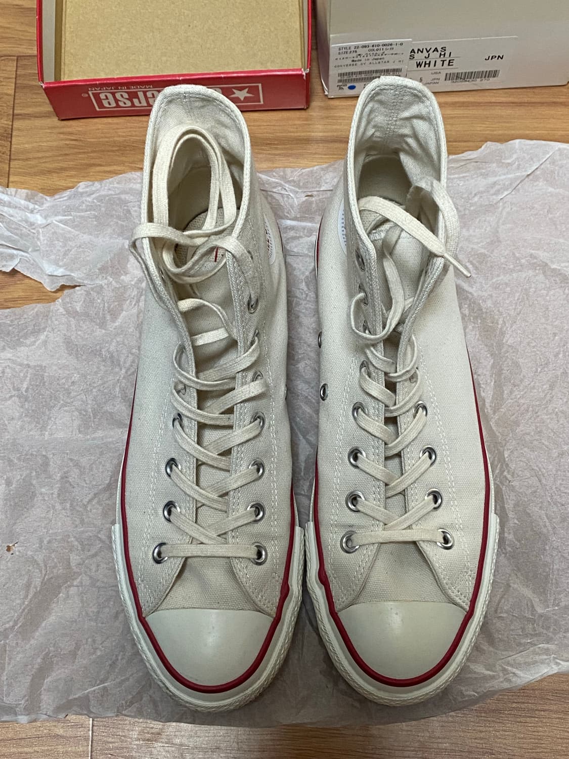 275)컨버스 재팬 올스타 제이하이 화이트 상품이미지1