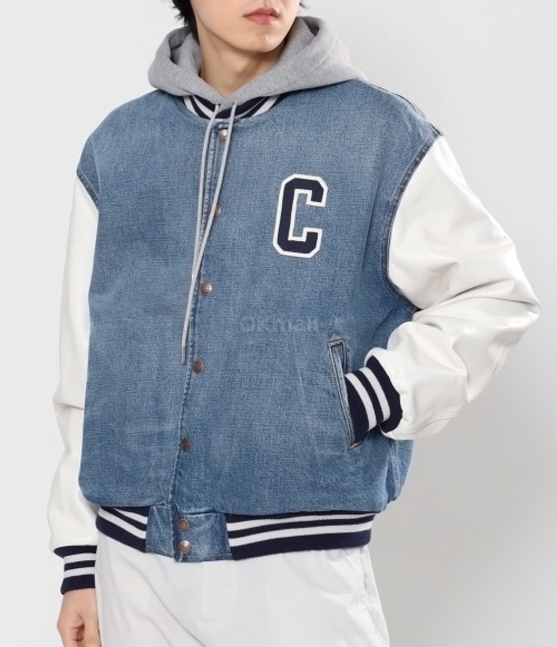 (S+/L) / 셀린느 피스모 워시 데님 루즈 테디 자켓 상품이미지9