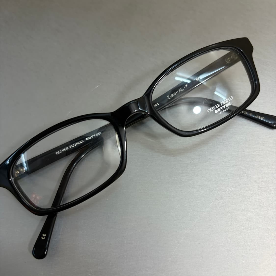 올리버 피플스 Zuko-XL-P BK 블랙 스퀘어 뿔테 안경 상품이미지2